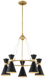 Mid. Chandeliers Metal Shade by George Kovacs ( 42 | P1825-248 Conic ) 