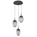 Mini Pendants 3 Light Cluster by Hammerton Studio ( 404 | CHB0067-03-FB-GS-C01-L1 Meteo ) 