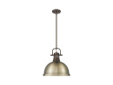 Pendants Metal Shade by Golden ( 62 | 3604-L RBZ-AB Duncan ) 