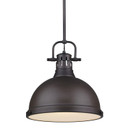 Pendants Metal Shade by Golden ( 62 | 3604-L RBZ-RBZ Duncan ) 