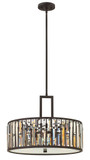 Pendants Drum Shade by Fredrick Ramond ( 138 | FR33735VBZ Gemma ) 