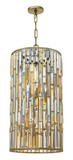 Pendants Drum Shade by Fredrick Ramond ( 138 | FR33736SLF Gemma ) 