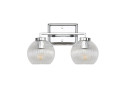 Bathroom Fixtures Two Lights by Golden ( 62 | 3094-BA2 CH-RIB Elliott ) 