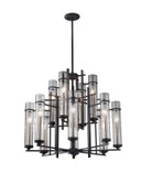 Mid. Chandeliers Glass Up by Generation Lighting ( 1 | F2629/8+4AF/BS Ethan ) 