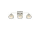 Bathroom Fixtures Three Lights by Golden ( 62 | 3094-BA3 PW-ALA Elliott ) 