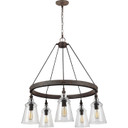 Mid. Chandeliers Glass Down by Generation Lighting ( 1 | F3169/5DWI Loras ) 