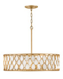 Mid. Chandeliers Drum Shade by Fredrick Ramond ( 138 | FR41505PI Estie ) 