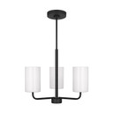 Mini Chandeliers Glass Shade by Generation Lighting ( 1 | GLC1003MBK Rhett ) 