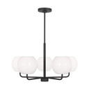 Mid. Chandeliers Glass Up by Generation Lighting ( 1 | GLC1055MBK Rory ) 