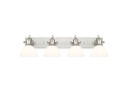 Bathroom Fixtures Four Lights by Golden ( 62 | 3118-BA4 PW-OP Hines ) 