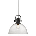 Pendants Glass Down by Golden ( 62 | 3118-L BLK-SD Hines ) 