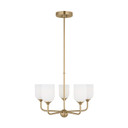 Mid. Chandeliers Glass Up by Generation Lighting ( 1 | GLC1085SB Emile ) 