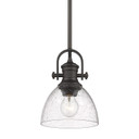Mini Pendants Glass Down by Golden ( 62 | 3118-M1L RBZ-SD Hines ) 