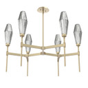 Mid. Chandeliers Glass Up by Hammerton Studio ( 404 | CHB0049-37-GB-RS-001-L1 Aalto ) 