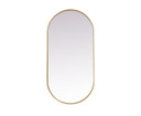 Mirrors Oval/Round by Elegant Lighting ( 173 | MR2A2448BRS Asha ) 