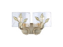 Bathroom Fixtures Two Lights by Golden ( 62 | 3160-BA2 WG-HWG Calla ) 