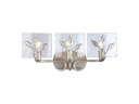 Bathroom Fixtures Three Lights by Golden ( 62 | 3160-BA3 PS-HWG Calla ) 