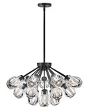 Mid. Chandeliers Glass Down by Fredrick Ramond ( 138 | FR46956BLK Elise ) 