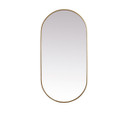 Mirrors Oval/Round by Elegant Lighting ( 173 | MR2A3060BRS Asha ) 