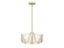 Mini Chandeliers Drum Shade by Golden ( 62 | 3164-3 BCB-HWG Aenon ) 