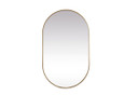 Mirrors Oval/Round by Elegant Lighting ( 173 | MR2A3660BRS Asha ) 