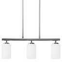 Linear/Island 3 Light Bar by Generation Lighting ( 1 | 66160EN3-05 Oslo ) 