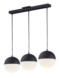 Linear/Island 3 Light Bar by ET2 ( 86 | E20363-92BK Half Moon ) 