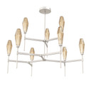 Large Chandeliers Glass Shade by Hammerton Studio ( 404 | CHB0049-54-BS-RB-001-L1 Aalto ) 