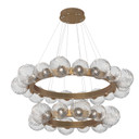 Large Chandeliers Ring/Halo by Hammerton Studio ( 404 | CHB0092-2T-NB-C-CA1-L1 Gaia ) 