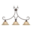 Linear/Island 3 Light Bar by Golden ( 62 | 6005-10 RBZ Lancaster ) 