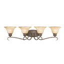 Bathroom Fixtures Four Lights by Golden ( 62 | 6005-BA4 RBZ Lancaster ) 