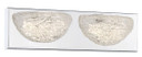Bathroom Fixtures Two Lights by George Kovacs ( 42 | P5442-077-L Modern Ice ) 