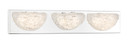 Bathroom Fixtures Three Lights by George Kovacs ( 42 | P5443-077-L Modern Ice ) 