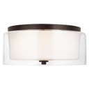 Flush Mounts Drum Shade by Generation Lighting ( 1 | 7537302EN3-710 Elmwood Park ) 