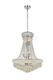 Mid. Chandeliers Glass Down by Elegant Lighting ( 173 | V1800D24C/RC Primo ) 