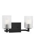 Bathroom Fixtures Two Lights by Generation Lighting ( 1 | GLV1042MBK Lando ) 