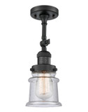 Semi-Flush Mts. Glass Down by Innovations ( 405 | 201F-BK-G184S Franklin Restoration ) 