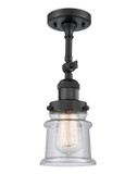 Semi-Flush Mts. Glass Down by Innovations ( 405 | 201F-BK-G184S-LED Franklin Restoration ) 