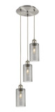 Mini Pendants 3 Light Cluster by Innovations ( 405 | 113B-3P-SN-G434-7SM Downtown Urban ) 