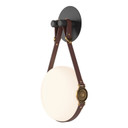 Sconces Single Glass by Hubbardton Forge ( 39 | 201030-LED-10-27-LB-HF-GG0672 Derby ) 