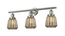 Bathroom Fixtures Three Lights by Innovations ( 405 | 205-SN-G146-LED Franklin Restoration ) 