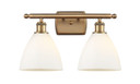 Bathroom Fixtures Two Lights by Innovations ( 405 | 516-2W-BB-GBD-751-LED Ballston ) 