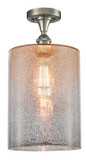 Semi-Flush Mts. Drum Shade by Innovations ( 405 | 516-1C-SN-G116-L Ballston ) 