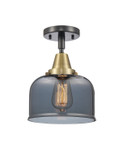 Semi-Flush Mts. Glass Down by Innovations ( 405 | 447-1C-BAB-G73-LED Caden ) 