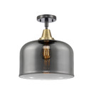 Semi-Flush Mts. Glass Down by Innovations ( 405 | 447-1C-BAB-G73-L-LED Caden ) 