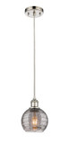 Mini Pendants Glass Down by Innovations ( 405 | 516-1P-PN-G1213-6SM Ballston ) 