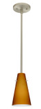 Mini Pendants Glass Down by Besa ( 74 | 1TT-412480-LED-SN Cierro ) 