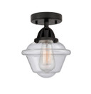 Semi-Flush Mts. Cage by Innovations ( 405 | 288-1C-BK-G534-LED Nouveau 2 ) 