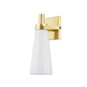 Sconces Single Glass by Hudson Valley ( 70 | 4221-AGB Trude ) 