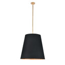 Pendants Fabric Shade by Alora ( 452 | PD311025VBBG Calor ) 